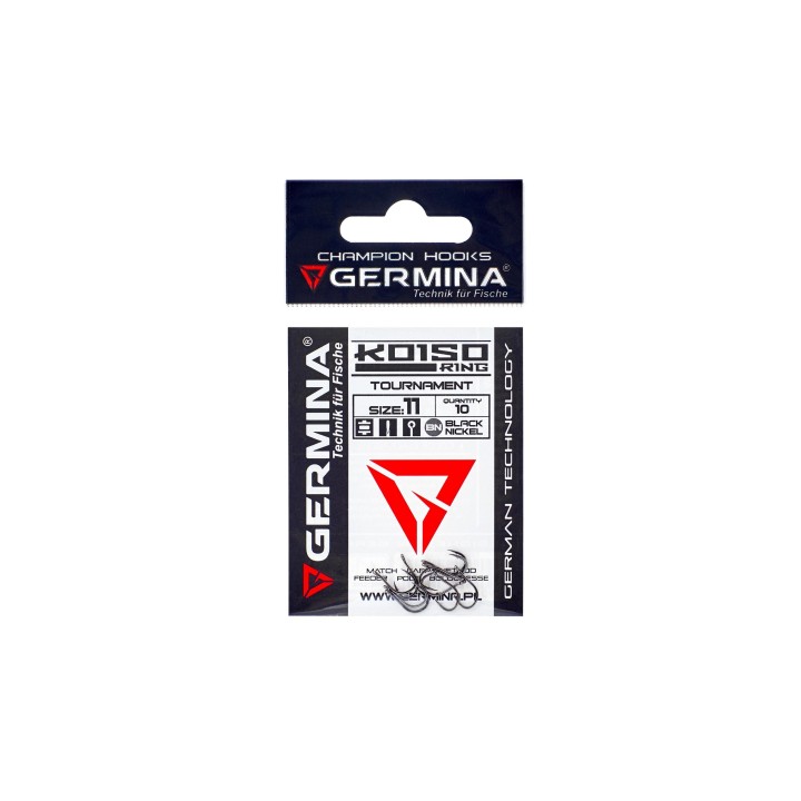 Haczyki GERMINA Koiso Ring BN - roz. 13