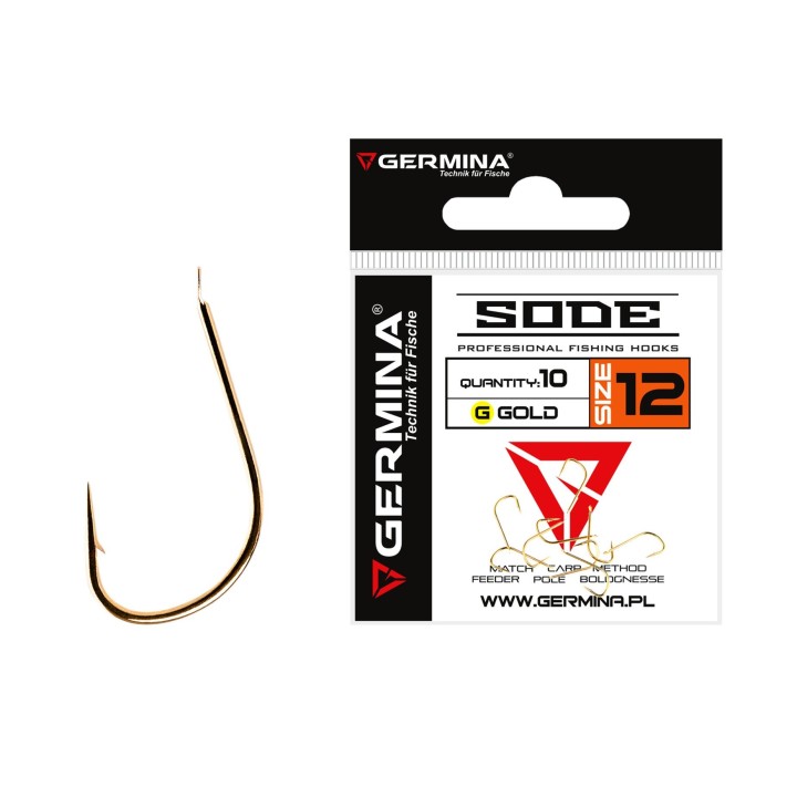 Haczyki GERMINA Sode Professional Gold - roz. 8