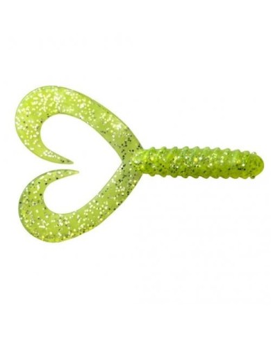 Guma Jenzi Double Tail-Twister 8cm 3" - Green