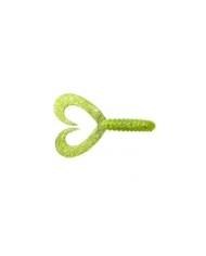 Guma Jenzi Double Tail-Twister 8cm 3" - Silver