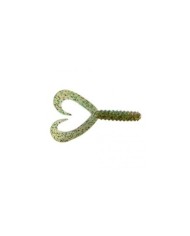 Guma Jenzi Double Tail-Twister 8cm 3" - Japan-Red