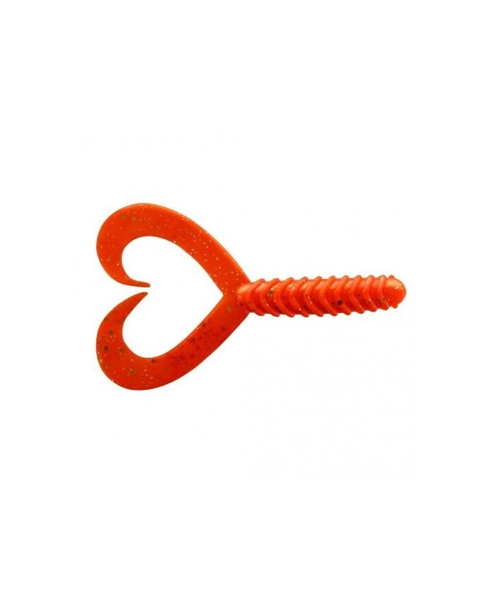 Guma Jenzi Double Tail-Twister 8cm 3" - Japan-Red