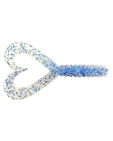 Guma Jenzi Double Tail-Twister 8cm 3" - Blue-White