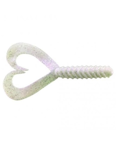 Guma Jenzi Double Tail-Twister 8cm 3" - Pearl