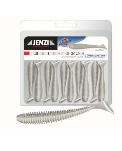 Guma Jenzi Stinger Hunter 8cm 3" - Silver-White