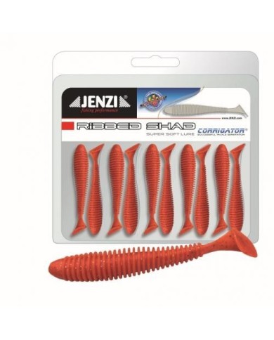 Guma Jenzi Stinger Hunter 8cm 3" - Japan-Red