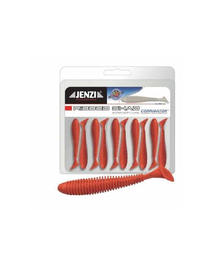 Guma Jenzi Stinger Hunter 8cm 3" - Japan-Red