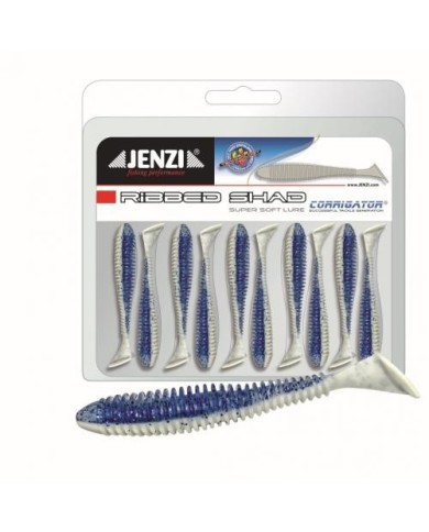 Guma Jenzi Stinger Hunter 8cm 3" - Blue-White
