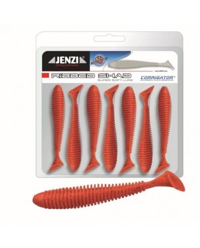 Guma Jenzi Stinger Hunter 10cm 4" - Japan-Red