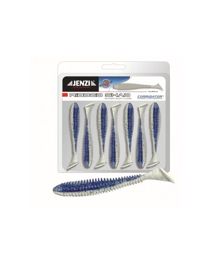 Guma Jenzi Stinger Hunter 10cm 4" - Blue-White