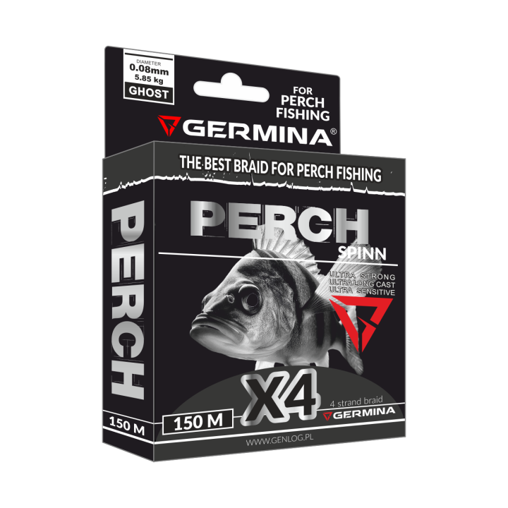 Plecionka GERMINA Perch Spinn Braid X4 0,08mm 5,85kg 150m