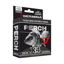Plecionka GERMINA Perch Spinn Braid X4 0,10mm 8,75kg 150m