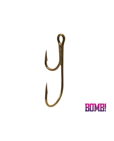 Podwójny haczyk BOMB! 6szt - roz. 2