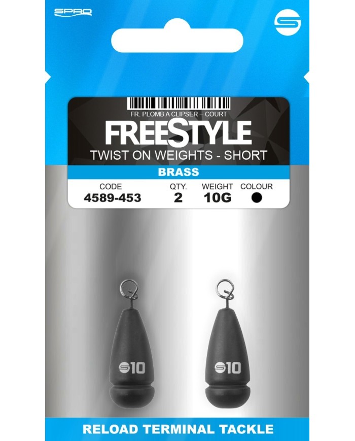Ciężarek Spro FS Twist On Weights Short Brass 5g