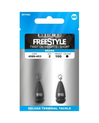 Ciężarek Spro FS Twist On Weights Short Brass 10g