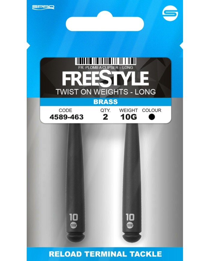 Ciężarek Spro FS Twist On Weights Long Brass 5g