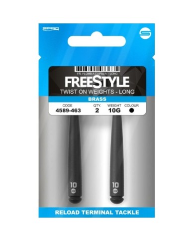 Ciężarek Spro FS Twist On Weights Long Brass 10g