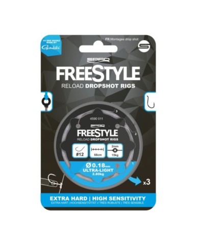 Przypon Spro FS Reload Dropshot Rig 0.18mm 12