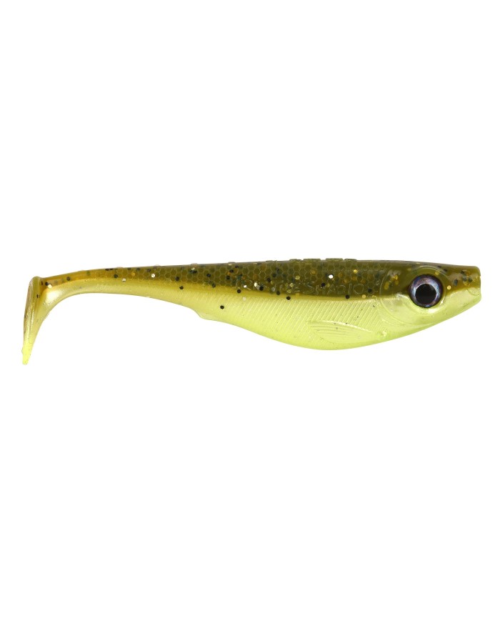 Guma Spro Iris The Shad 10cm Uv Brown Chartreuse