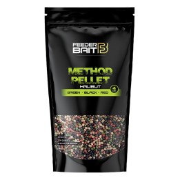 Pellet FEEDER BAIT 4mm 800g - Halibut Green Black Red