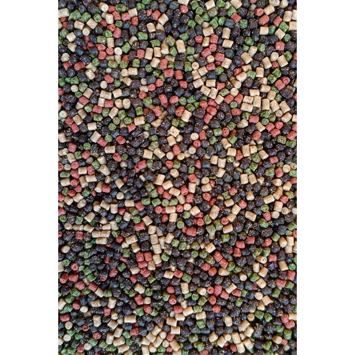 Pellet FEEDER BAIT 4mm 800g - Halibut Green Black Red