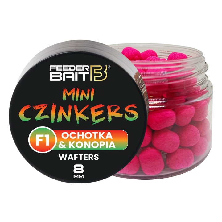 Mini Czinkers 8mm FEEDER BAIT - F1 - Ochotka & Konopia