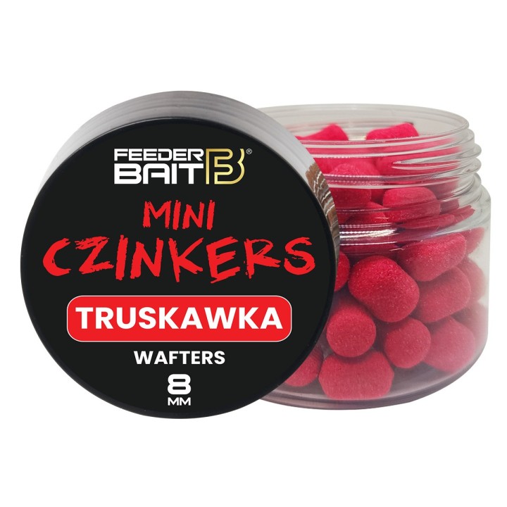 Mini Czinkers 8mm FEEDER BAIT - Truskawka