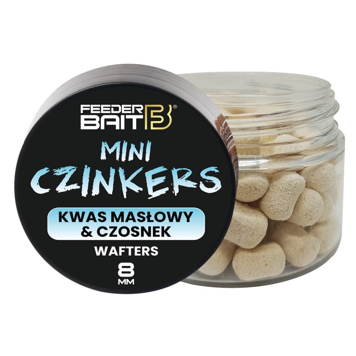 Mini Czinkers 8mm FEEDER BAIT - Kwas Masłowy & Czosnek
