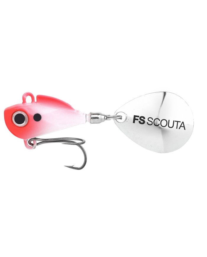 Wirujący Ogonek Spro FS Scouta Uv Red Head 6g