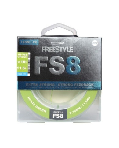 Plecionka Spro FS X8 Hi-Vis Chartreuse 0.10mm 125m