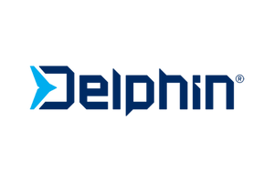 Delphin fishing logo